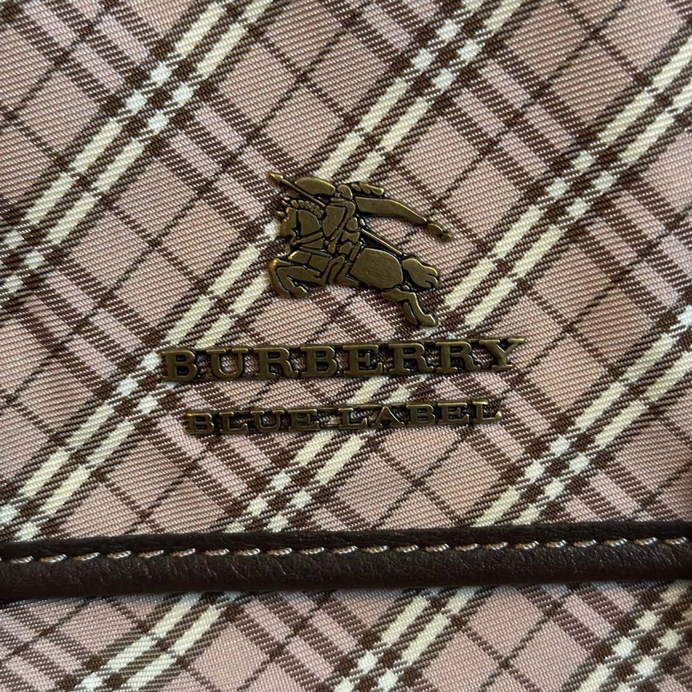 Burberry Blue Label 2 way Canvas/Leather Bag - Picture 2 of 12